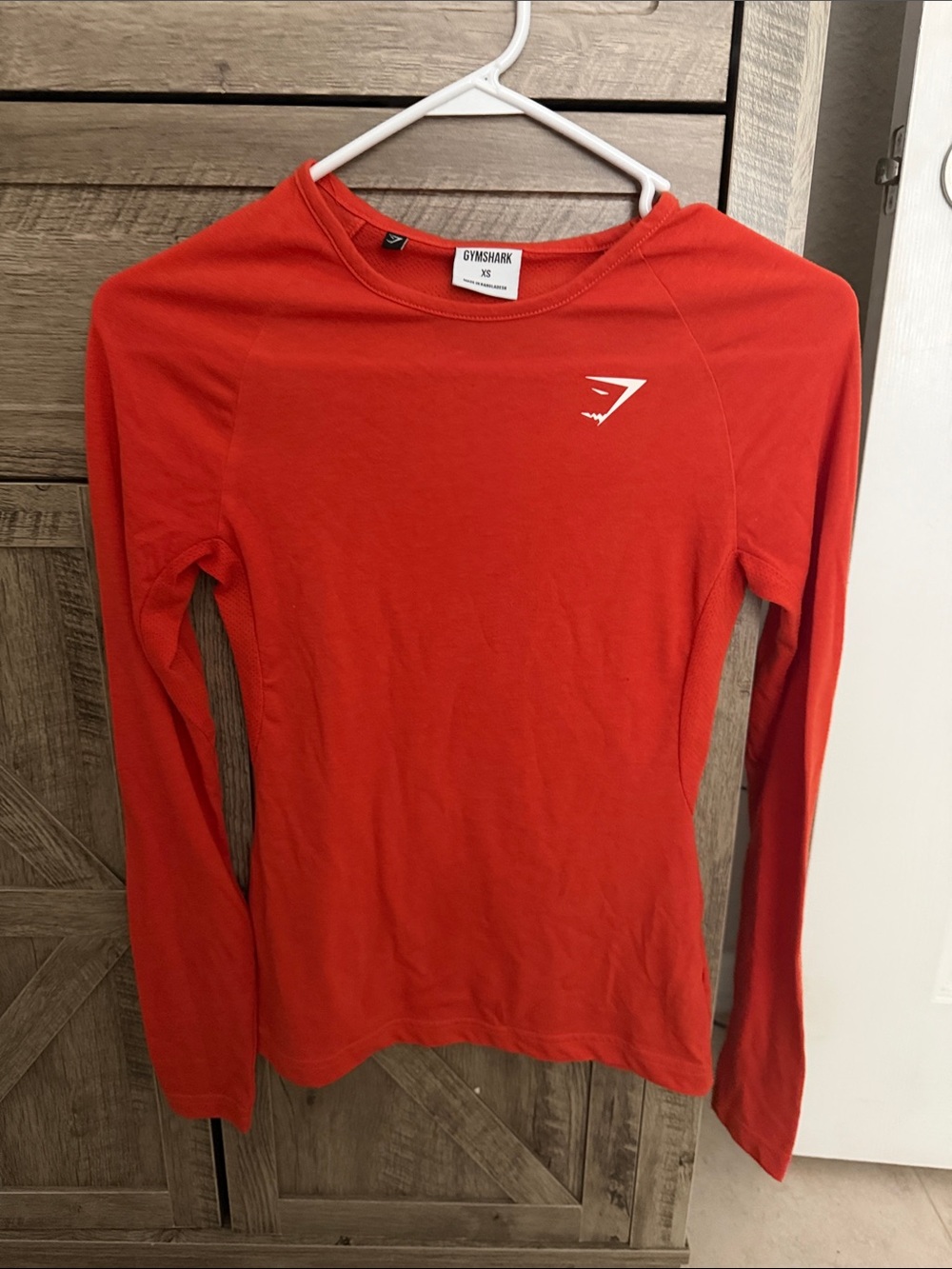 Gymshark Deep Orange Long Sleeve Seamless Top